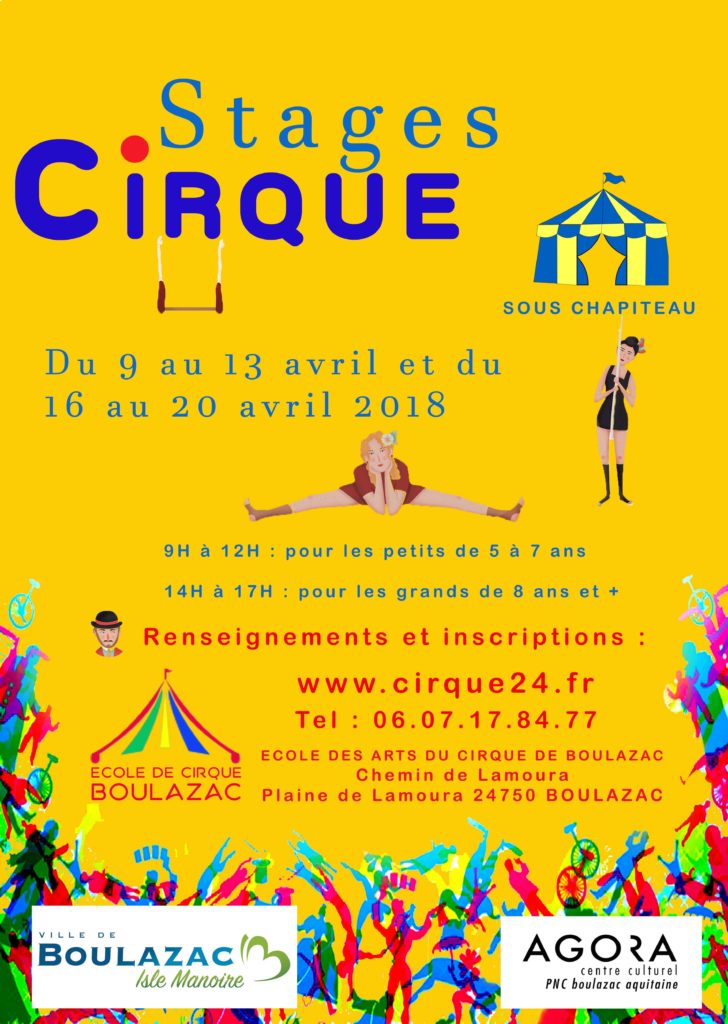 Stages de cirque en Avril - Ecole des arts du cirque de Boulazac ...